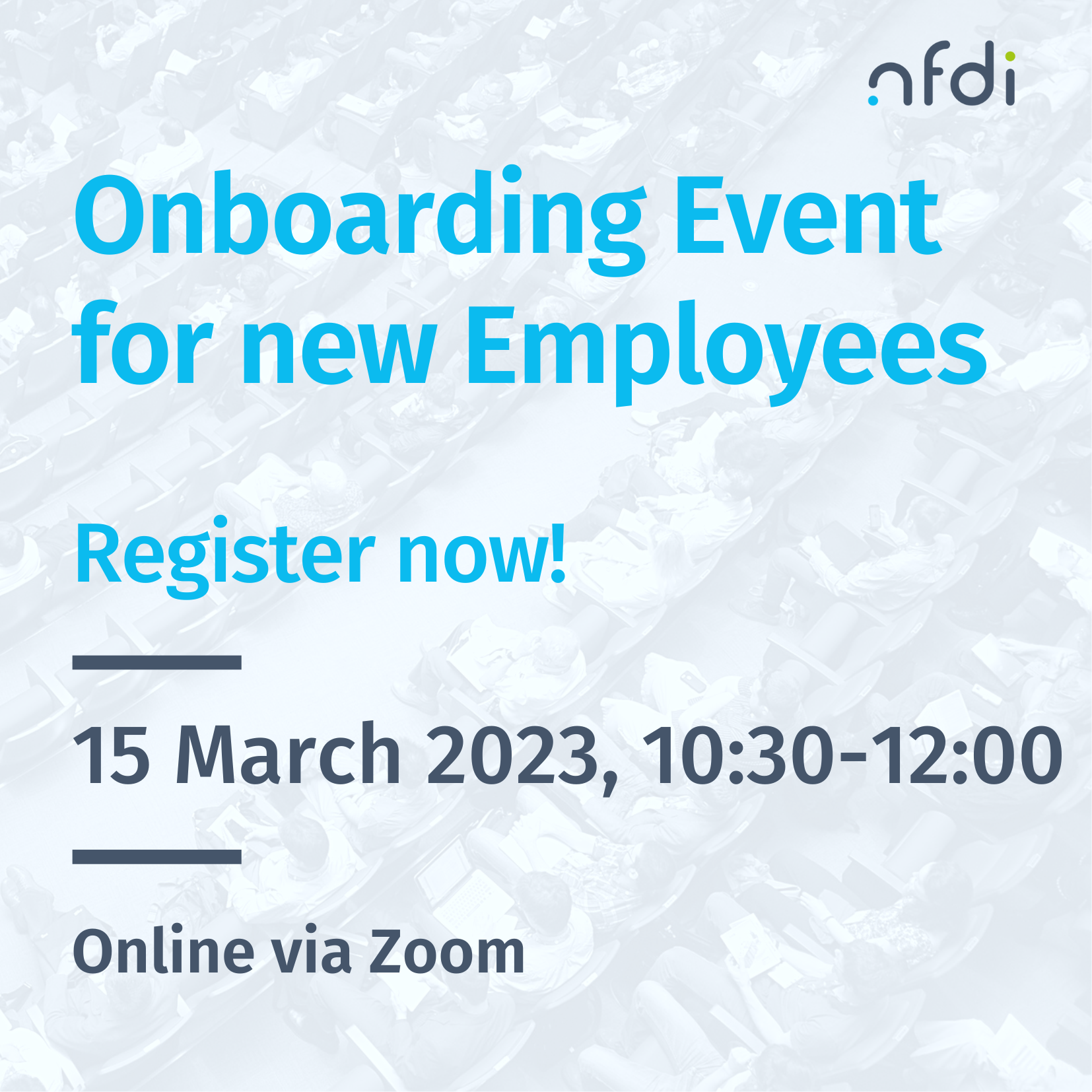 Onboarding Event CoRDI Save the Date