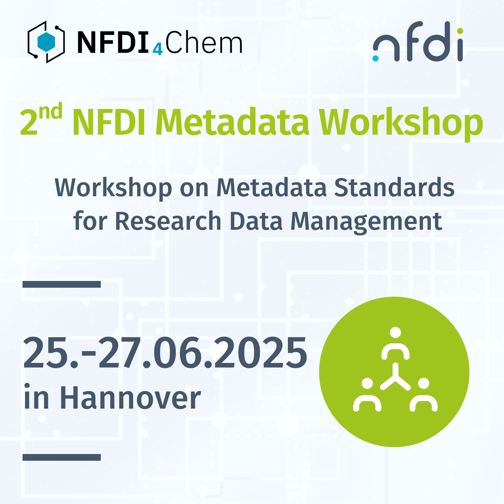 2nd-NFDI-Metadata-Workshop CoRDI Save the Date