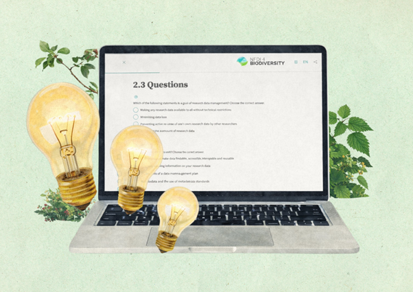 Kompetenzerwerb in eigenem Tempo: Selbstlerneinheit für Forschende bereits tausendfach genutzt (NFDI4Biodiversity)